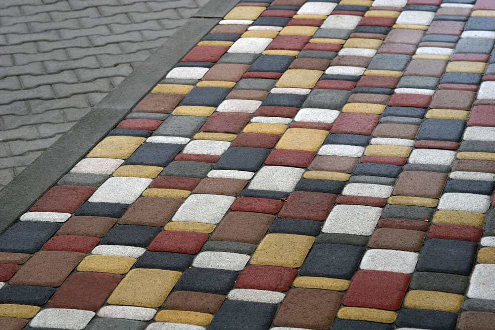 Цветная Тротуарная Плитка Фото